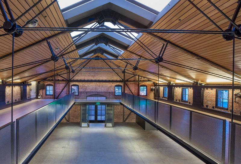 maclac building D displays a symphony of light, color, texture and contrast