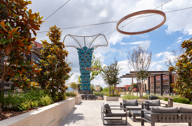 Image of outdoor patio during Fall