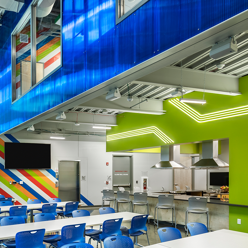 LED Lighting at Drake University Boys & Girls Club