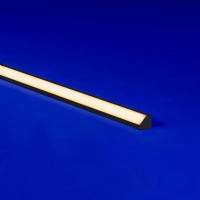 TILT-FLAT (01) 45° angled lens delivers a narrow beam cutoff for LED light applications when light needs to flush in a corner.