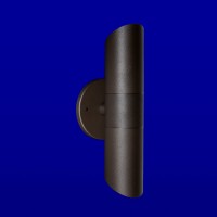 120V GU10 50W, 8W LED Dual Wall Mount